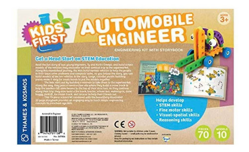 Robot Para Niños Ingeniero Auto Bloques Armar Didáctico