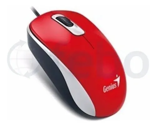 Mouse Genius DX-110 USB rojo pasión