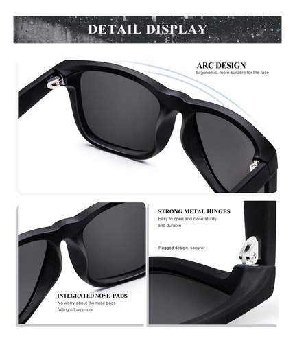Gafas De Sol Polarizadas Kaliyadi Hombres Protección De De 3