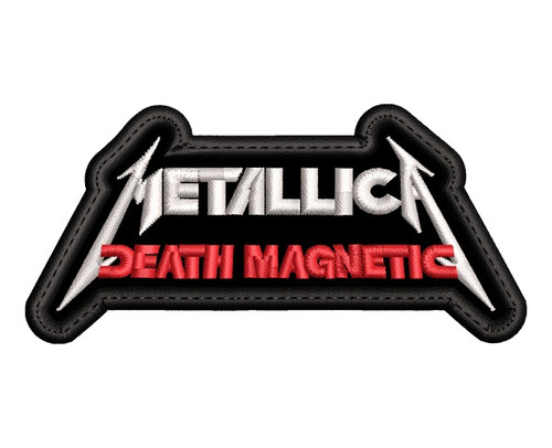 Parche Bordado Metallica Blacklabeldesigns