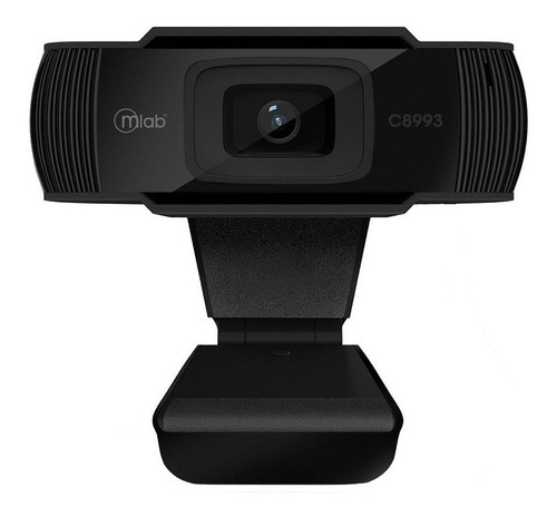 Imagen 1 de 1 de Cámara web Microlab Meet Webcam HD C8993 HD 30FPS color negro