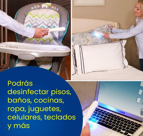 Imagen 7 de 10 de Safe & Healthy Dispositivo Luz Ultravioleta Desinfectante