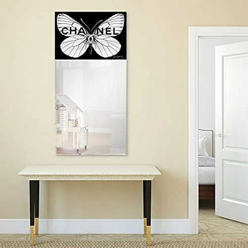 Espejo Rectangular Mariposa Con Vidrio Templado - Listo Para