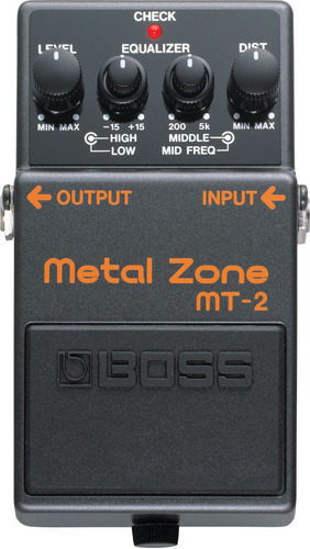 Pedal Analógico Mt-2 Metal Zone Boss