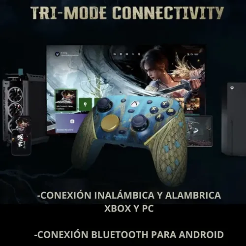 Controle G7 Pro Gamer Wuchang Falling Feathers Azul | MercadoLivre