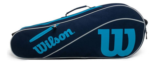 Bolso Raquetero Wilson Advantage X 3 Raquetas Tenis - Estacion Deportes Olivos Color Navy/Blue