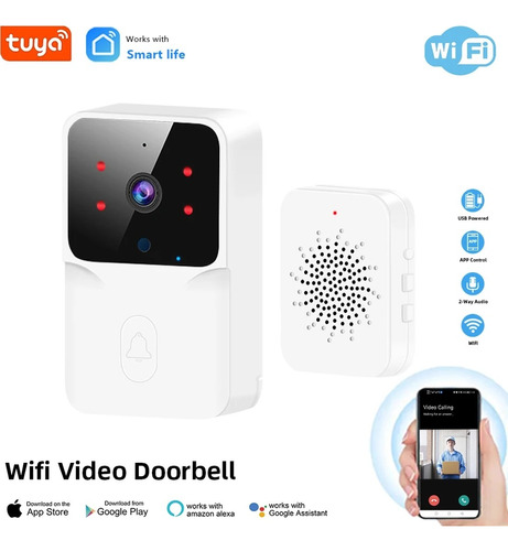 Video Portero Intercomunicador Wifi Tuya Smart Life Timbre