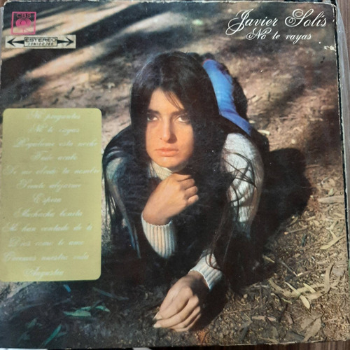 Vinilo Javier Solis No Te Vayas M3