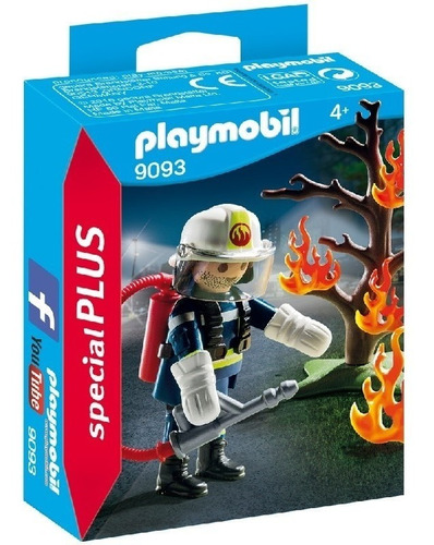 Playmobil Special Plus 9093 Bombero Arbol Llamas Mundomanias