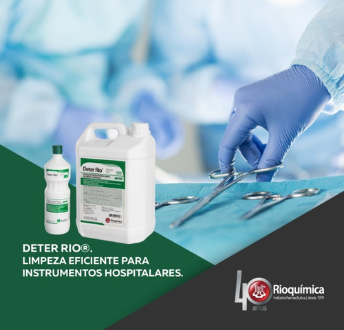 Detergente Deter Rio C/ Tensoativos Pronto Uso 1l Rioquímica