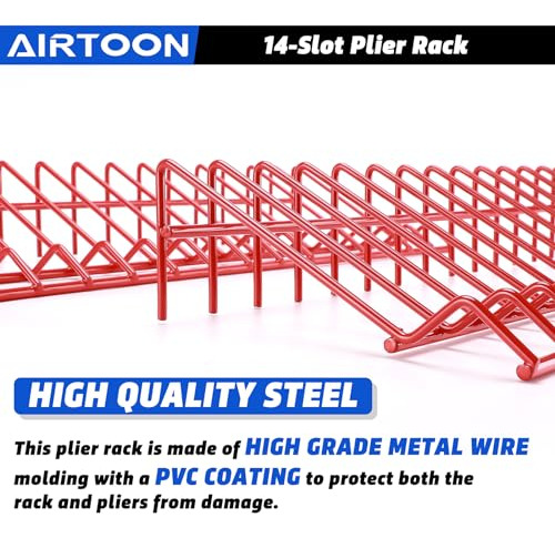 Conjunto De 2 Soportes Rojos Para Alicates Airtoon De 14 Ran
