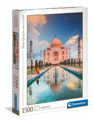 Puzzle Rompecabezas 1500 Pzs Taj Mahal Clementoni 31818