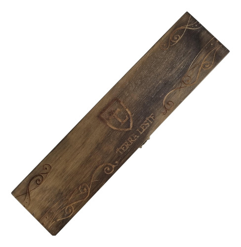 Faca Kukri Full Tang Artesanal De Churrasco 3mm Aço Madeira