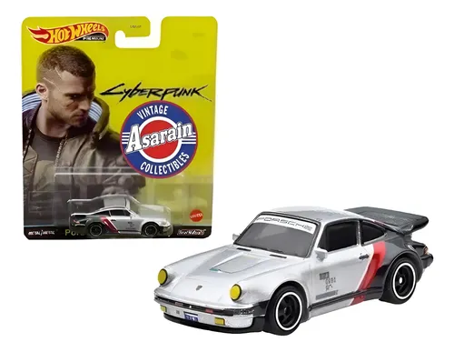 Porsche 911 Turbo Cyberpunk Retro Premium Hot Wheels 1/64