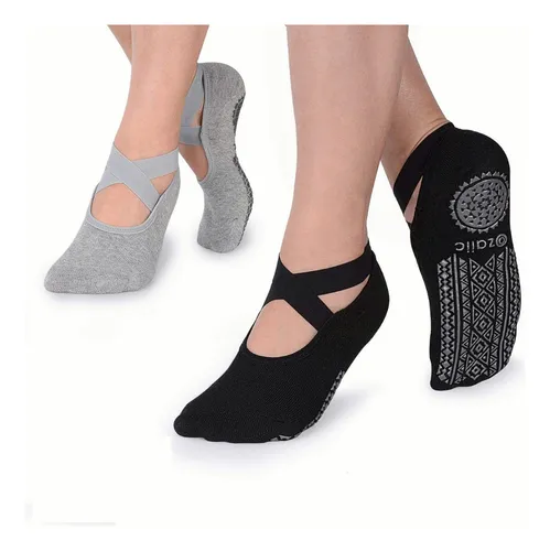 Calcetines baratos yoga y pilates para mujer(6 pares) 