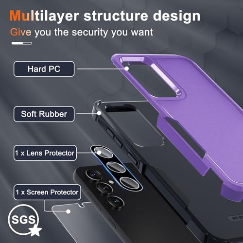 Funda Para Galaxy S23 Fe Lavender Uso Rudo