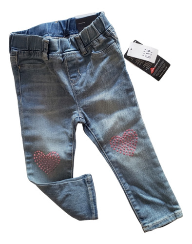 Pantalon De Jean Niña Gap Vaquero Corazón 2 Años