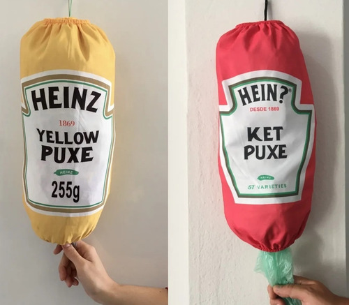 Imagem 2 de 7 de Kit Puxa Saco Divertidos Desenho Molhos Hot Dog