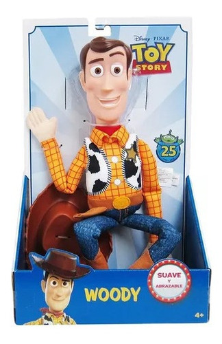 Muñeco Woody Ruz Toy Story Diversión, Suave Y Abrazable 4+
