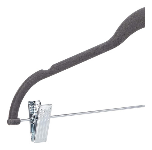 Imagen 3 de 9 de Perchas Terciopelo Antideslizantes Broches Pollera Pantalon