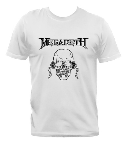 Remera Megadeth Thrash Metal Algodón Premium