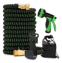 Comprar SHAWTY® Manguera Expandible De Jardín 15m 8 Modos De Pulverización Ideal Para El Lavado De Casa, Automóvil, Patio, Pasarela, Riego De Jardín, Limpieza De Mascota