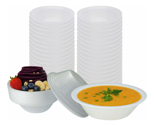 Cumbuca De Isopor Pote Descartável 300ml C/ 25 Uni