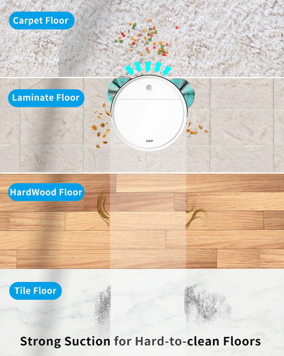 Robot Vacuum Okp Life K5.0 Wi-fi Alexa/app 2100pa Suction