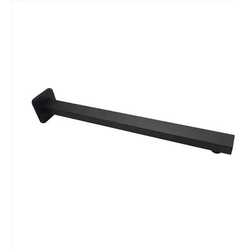 Brazo Rectangular Metálico 40cm A Muro Negro