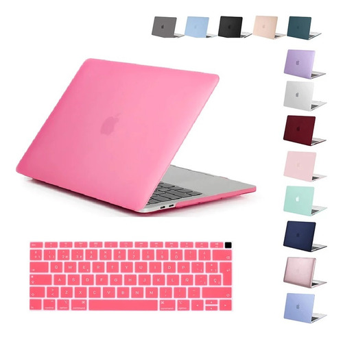 Carcasa Protector + Teclado Para Macbook Pro 14 M1 M2 M3