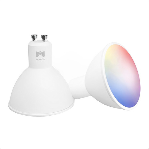 Ampolleta Inteligente Smart Gu10 Google Alexa Tuya Led Moson