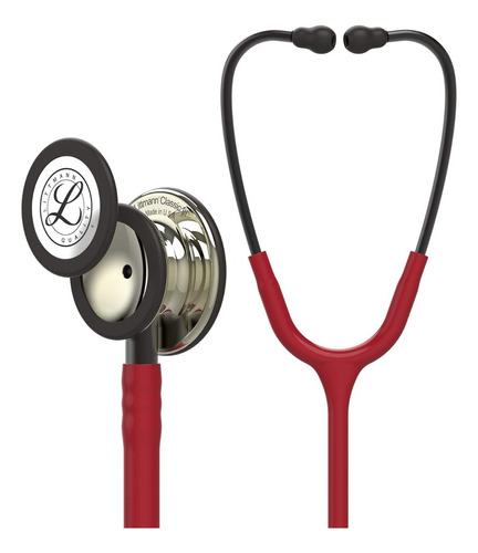 Estetoscopio 3m Littmann Classic Iii Vino Champagne 5864 Color Bordó