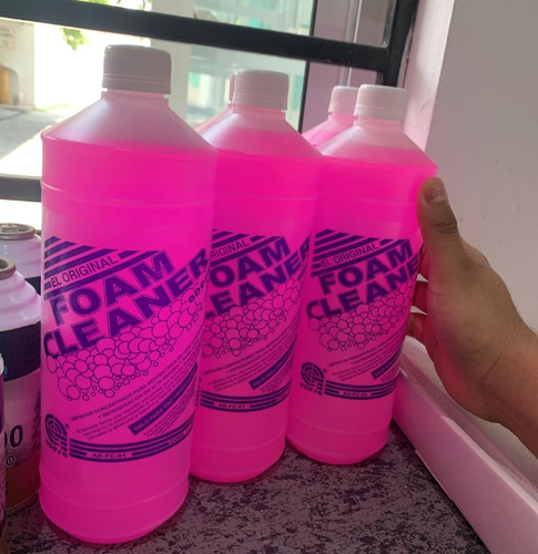 Foam Cleaner Rosado Agente Limpiador Para Serpentines 1 Lt
