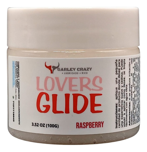 Lovers Glide Lubricante Extra Grueso Anal Vaginal Masajes  