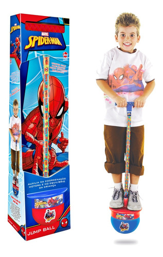 Brinquedo De Pular Jump Ball Homem Aranha Spider-man