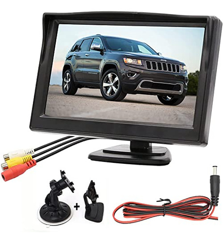 B-qtech 5 Inch Hd Backup Camera Monitor Rear View Reverse Di