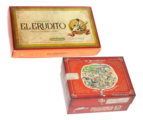 El Erudito + El Memorioso Juego De Mesa Maldon Scarlet Kids