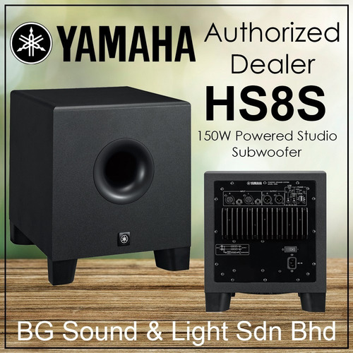 Imagen 3 de 6 de Yamaha Subwoofer Hs8s (tu Compra A 12 Meses) Rjd Galerias