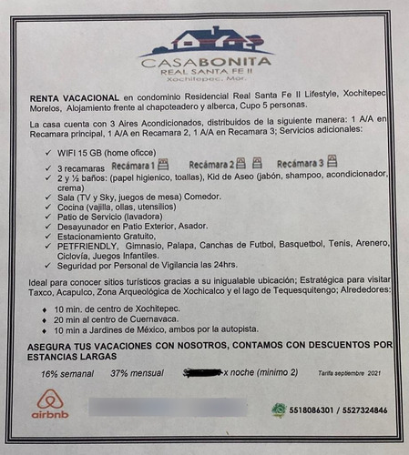 Imagen 16 de 23 de Casa Bonita Fte Alberca, Aire Acondicionado, Wifi
