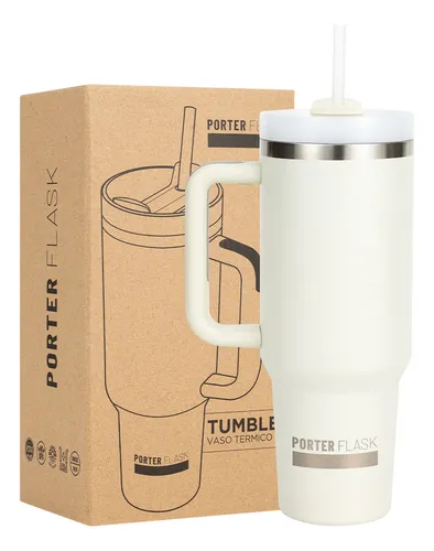 comprar Vaso Termico Termo Mug Tumbler One2Go Porter 1,2l Inoxidable Frio y Calor Marfil