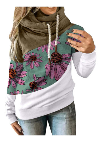 Sudadera Capucha Para Mujer Jersey Grafico Divertido Holgado