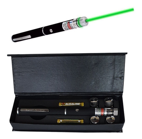 Caneta Laser Pointer Verde 5000mw Alcance 7km