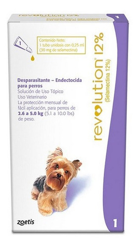 Revolution Perro 2.6 A 5 Kg. 