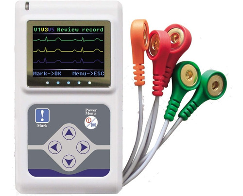 Holter Ecg Contec 24 Horas 3 Canales 5 Electrodos Tcl9803 