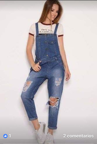 Jardineros Damas Caballeros Niños En Jeans Con Tachas Y Mas
