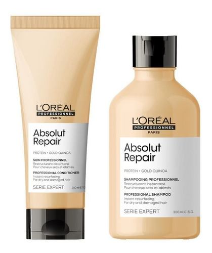 Pack Loreal Pro Absolut Repair Shampoo + Acondicionador