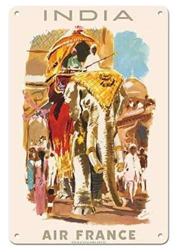 Pacifica Island Art India - Elephant Carriage (howdah) - Fra