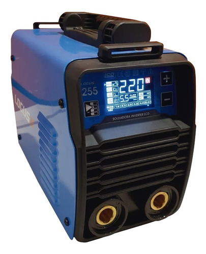 Imagen 2 de 8 de Soldadora Logus Sli255am Inverter Celulosica Lcd +mascara
