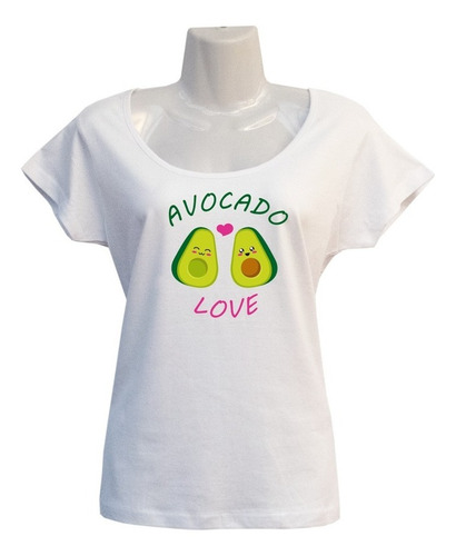 Polera Paltas Enamoradas - Escotada - Avocado - Kawaii