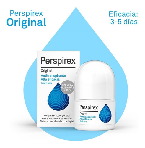 Antitranspirante Roll On Perspirex Perspirex Original 20 Ml